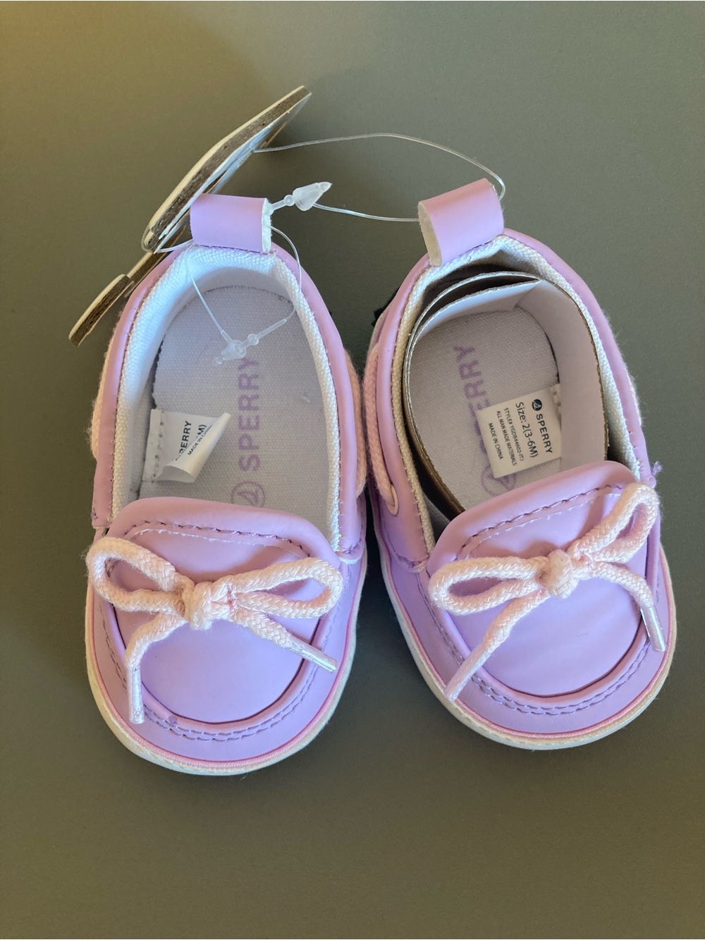 Sperry Baby Boat Shoes in Light Pink - Size 2 3-6 months - Picture 2 of 3